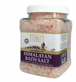 Himalayan Pink Bath Salt- Lavender 40 oz (2.5Lb) Jar